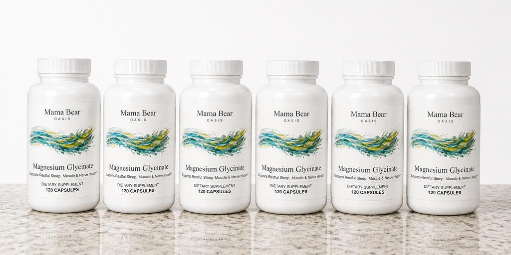 Mama Bear Magnesium Glycinate | Nighttime Sleep Support